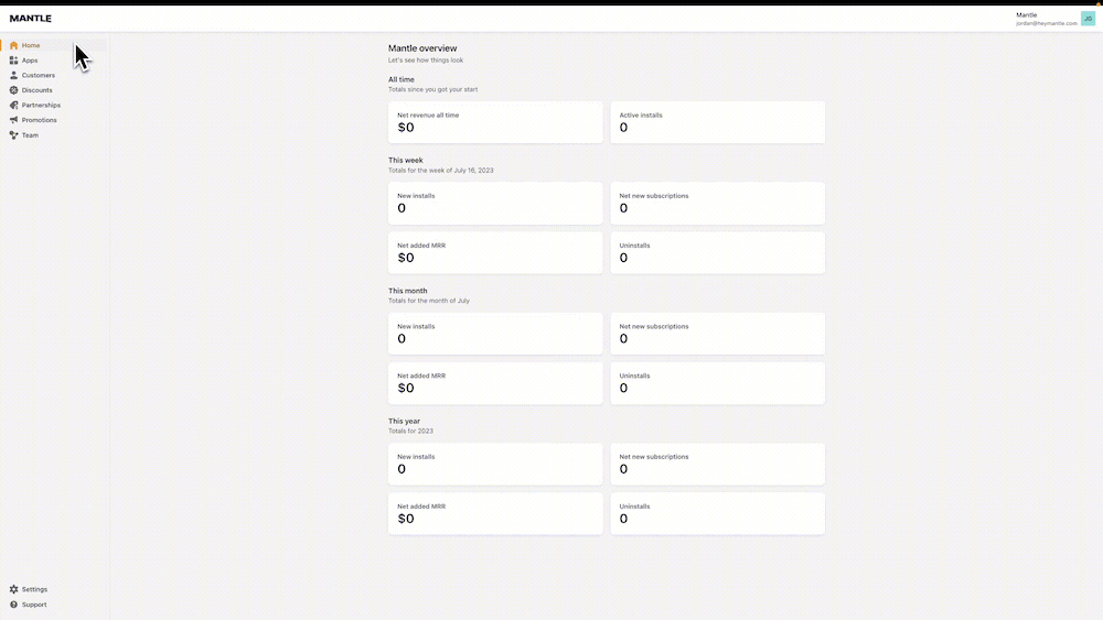 Animation showing partner client