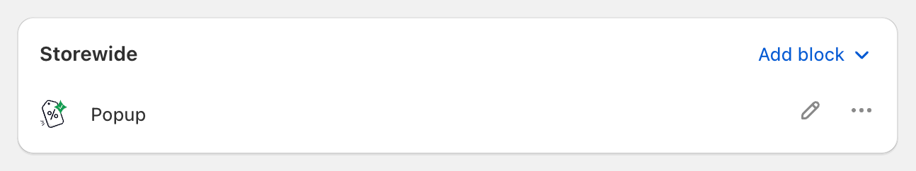 Popup block