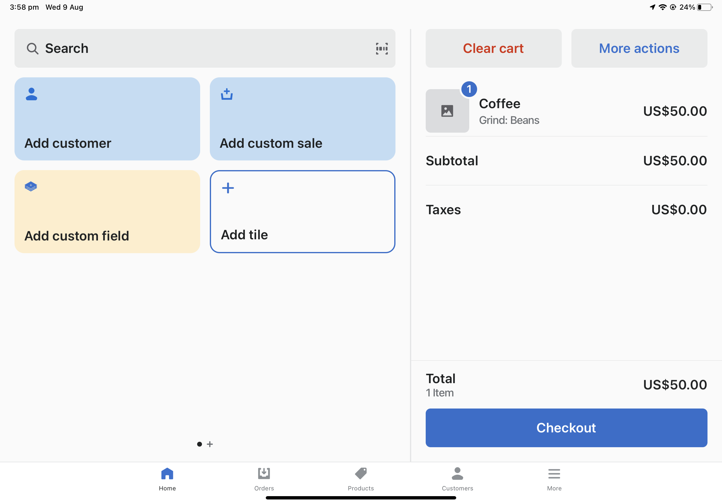 shopFields - shopify point of sale capture custom fields screenshots