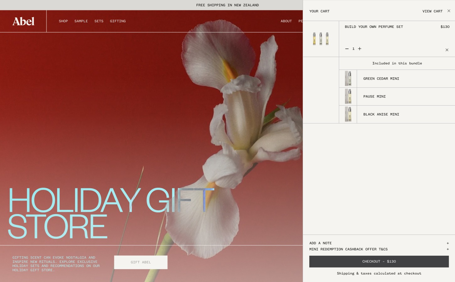 Cart drawer showing a bundle with items grouped under an 'Included in this bundle' section