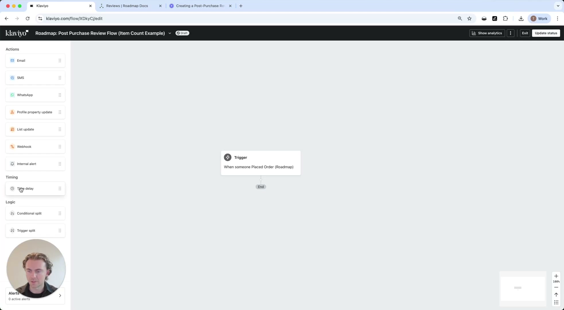 Flow trigger configured to When someone Placed Order