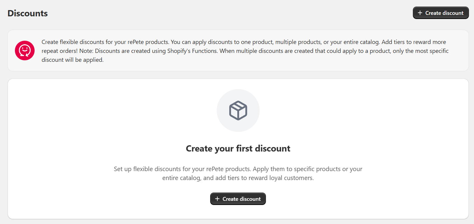 Create your first discount