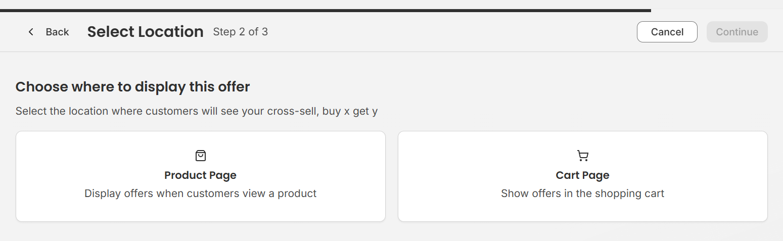 Offer Selection