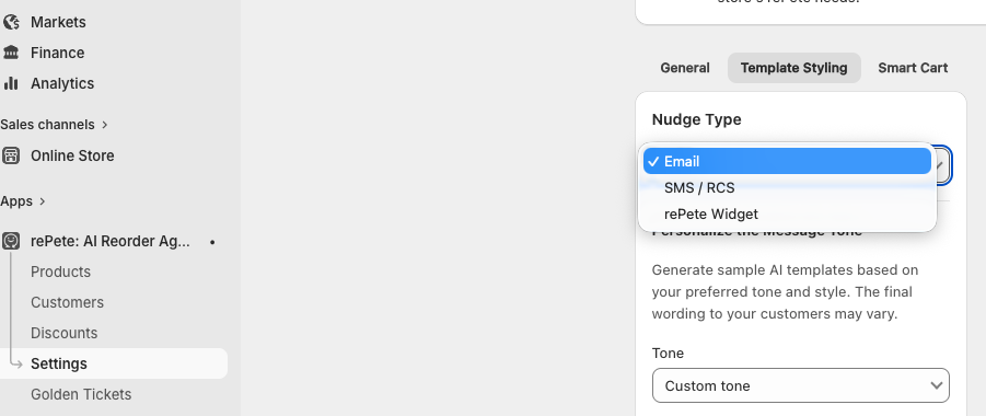 Template Styling