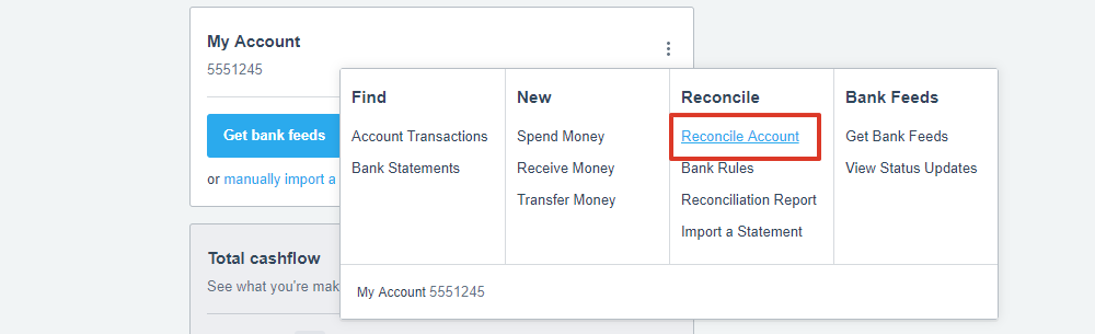 account reconciliation
