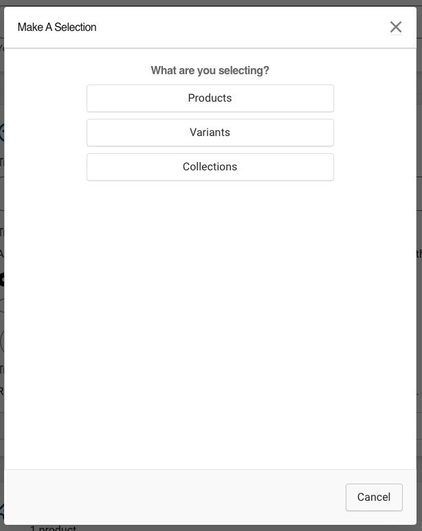 Product Selector