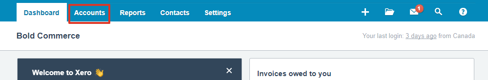 Select accounts