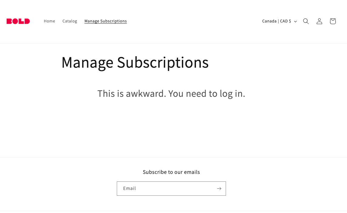 This is awkward. You need to log in.