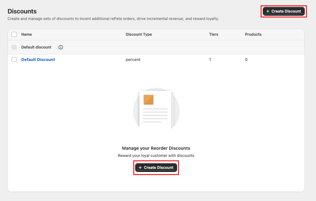 Create Discount