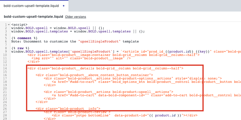 Adjust the coding