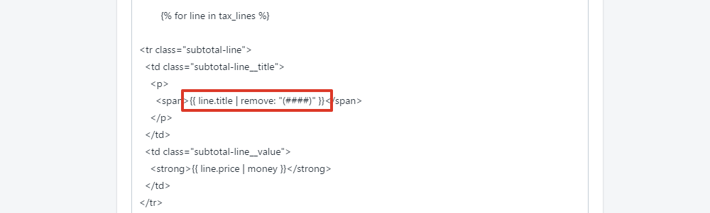 Replace code
