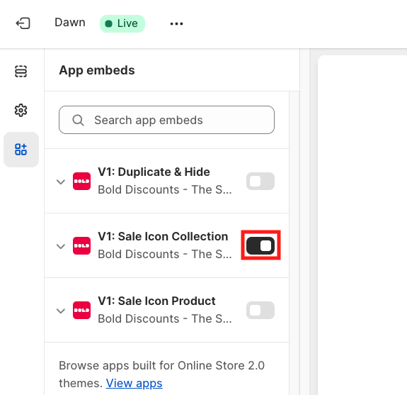 Enable V1: Sale Icon Collection