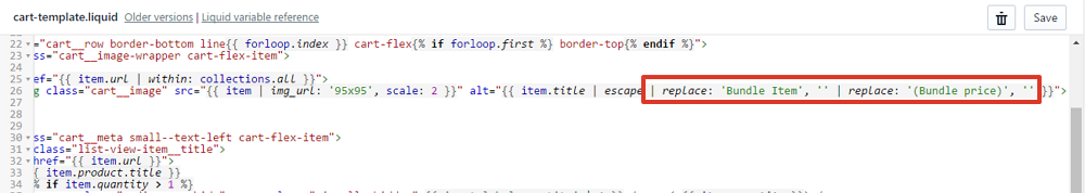 Paste the code
