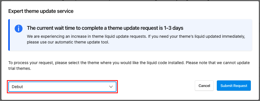 Select theme