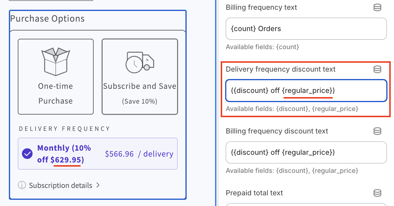 Remove {regular_price}