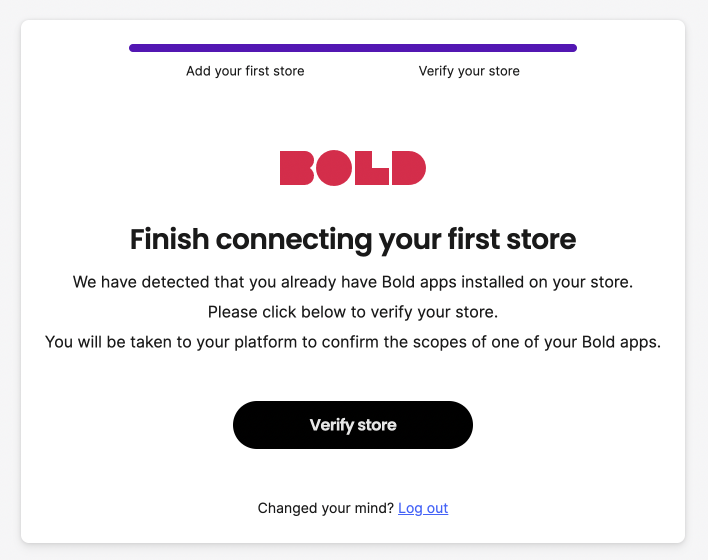 Verify store