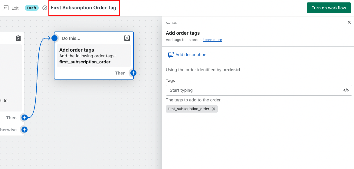Name of Workflow