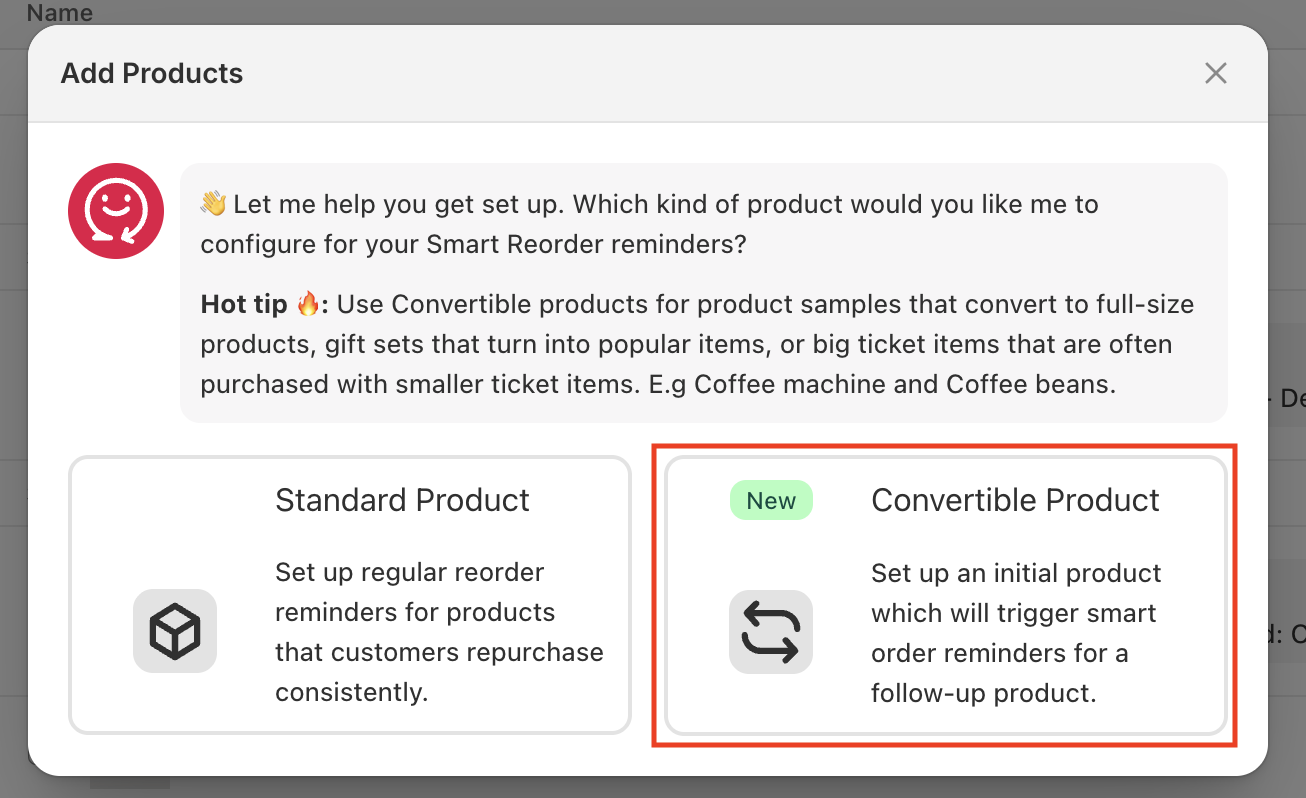 Convertible Product