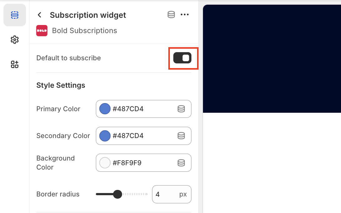 Default to Subscribe