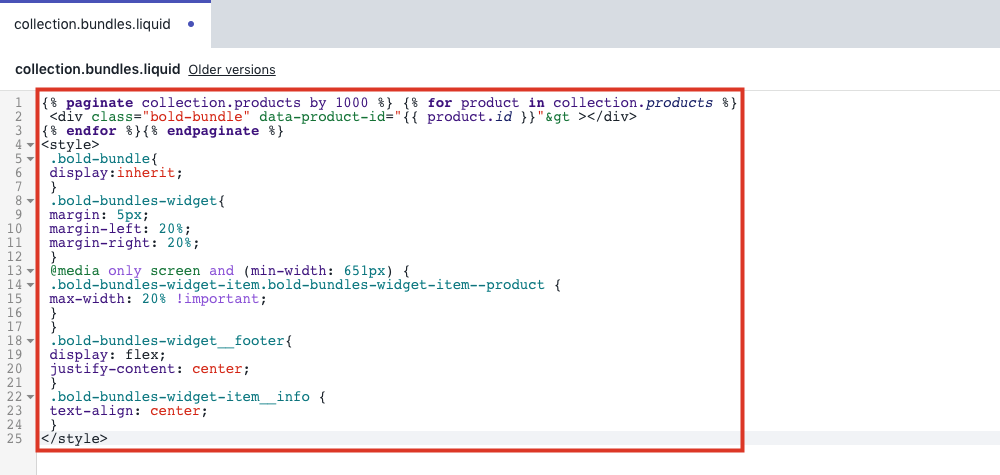 Pasted Code