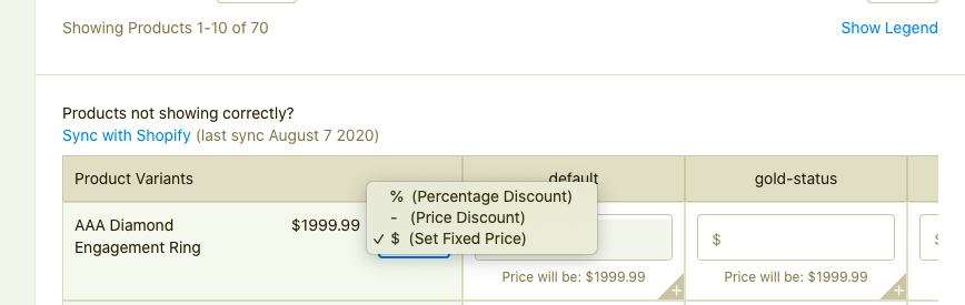 Detailed Pricing Page