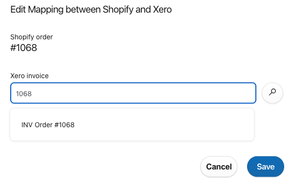 Invoice number