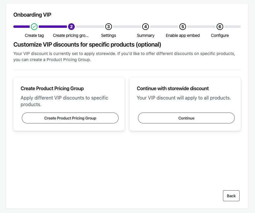 Customize VIP discounts for specific products