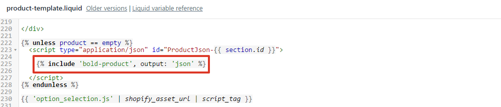 Replace the code