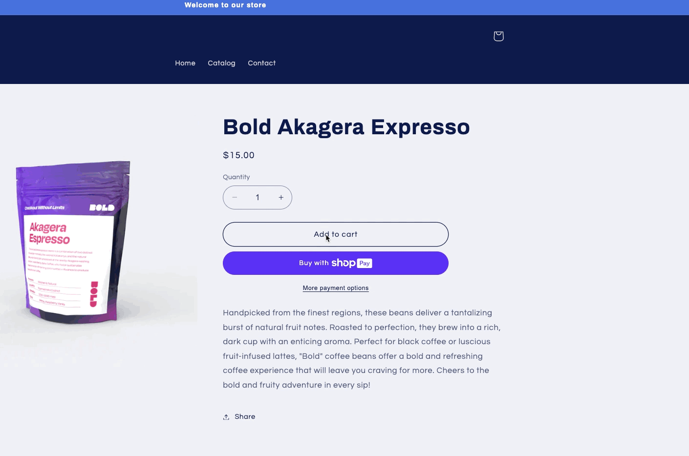 Upsell a subscription example Gif