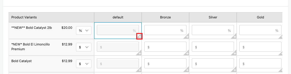 Add quantity breaks