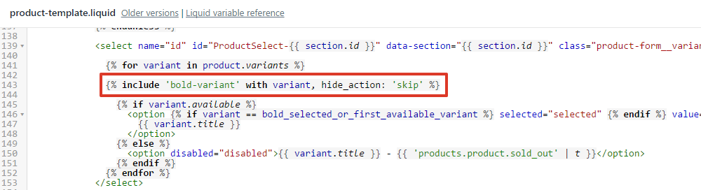 Copy and paste the code