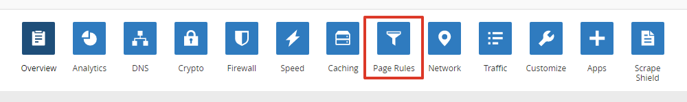 Select Page Rules